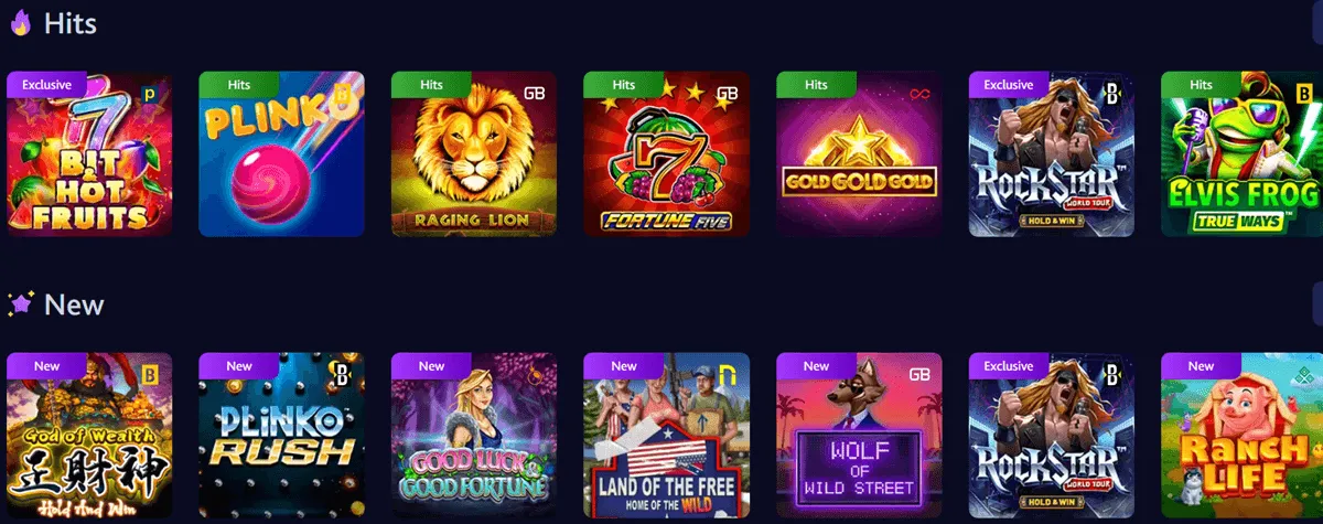 7bit casino games