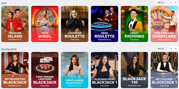 CrocoSlots Casino live games