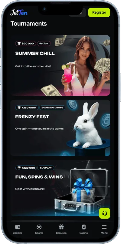 JetTon Casino phone tournaments