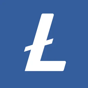 Litecoin crypto currency icon square