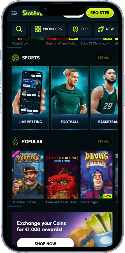 Slotexo casino phone main