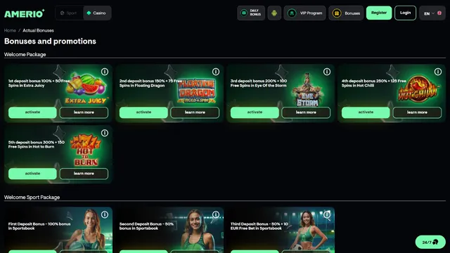 amerio casino promotions