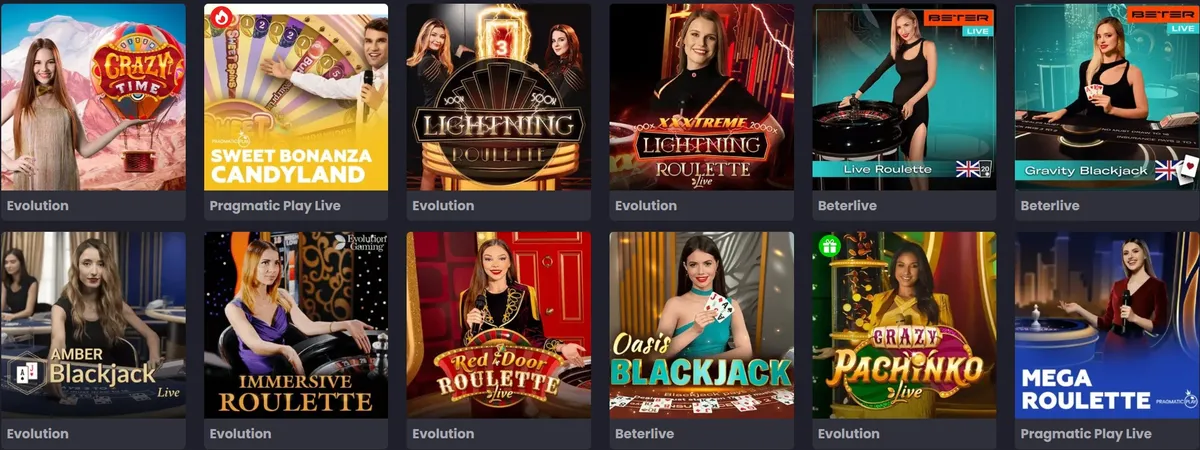 asino casino live games