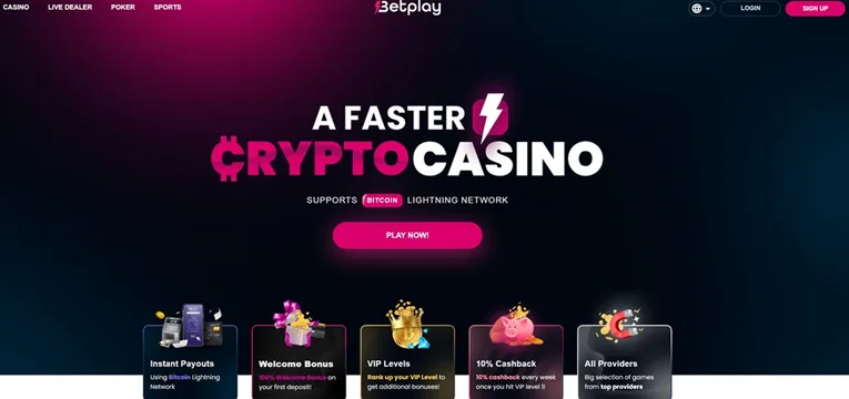 betplay casino screen new