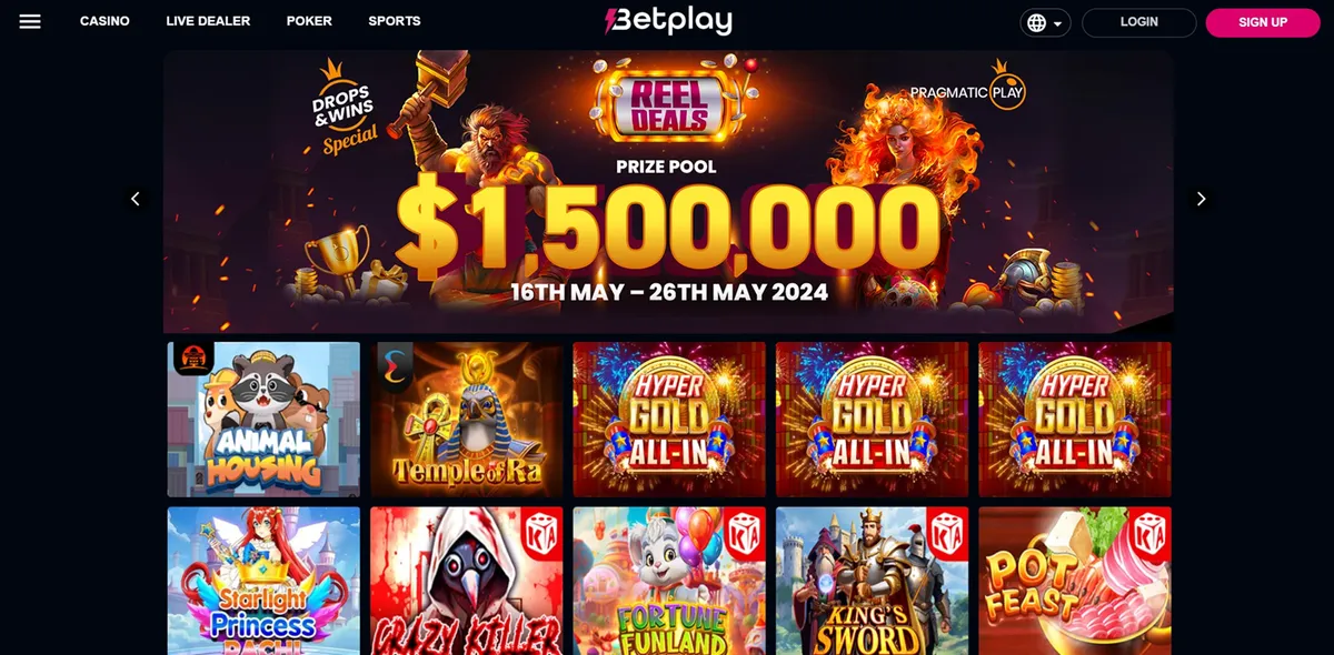 betplay casino screen