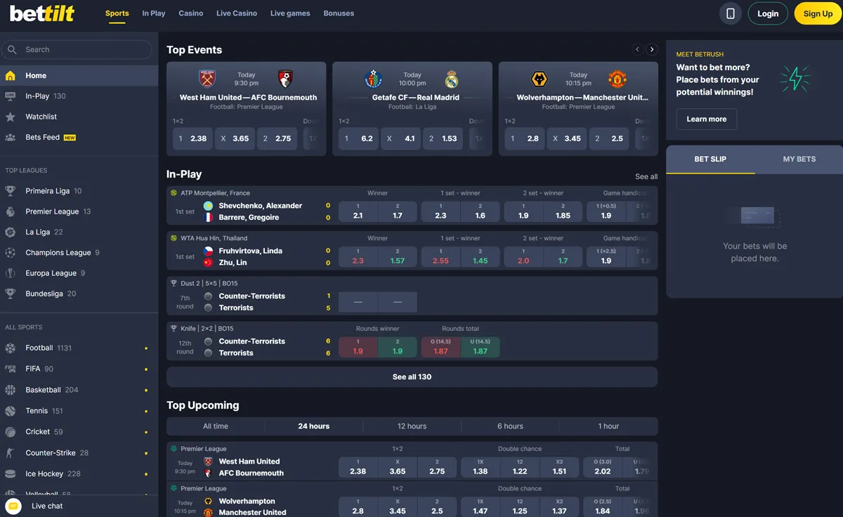 bettilt casino sports betting