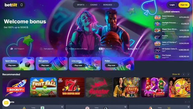 bettilt casino website screen