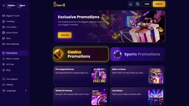 biggerz casino promotions