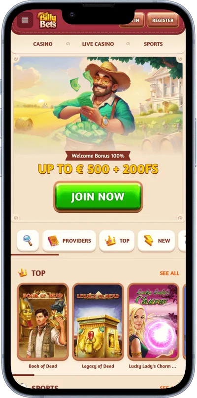 billybets casino phone main