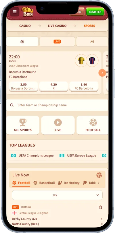 billybets casino phone sports betting