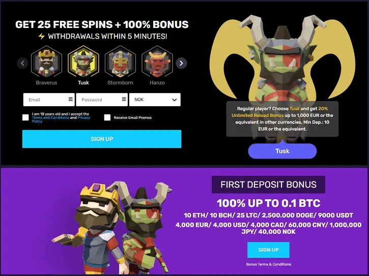 bitcoincasino promotions