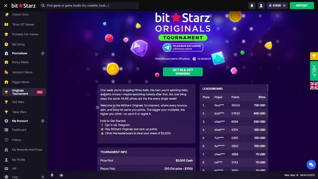 bitstarz casino tournaments