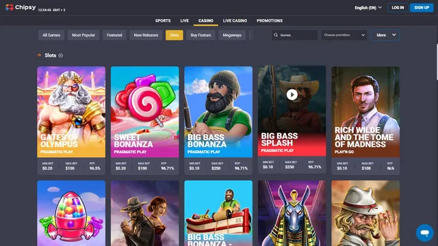 chipsy casino games