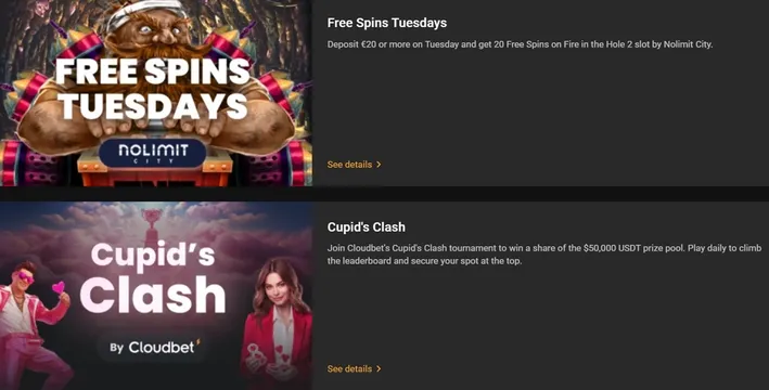 cloudbet casino promotions