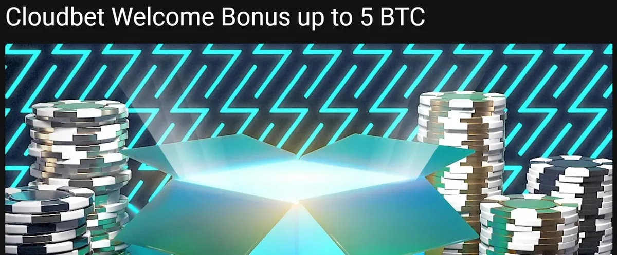 cloudbet casino welcome bonus