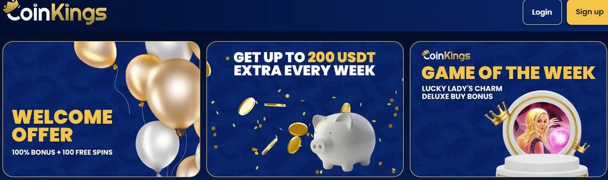 coinkings casino welcome bonus