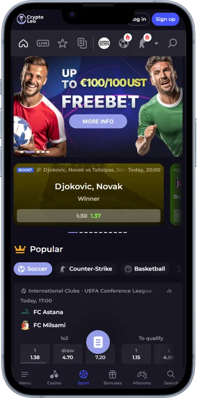 cryptoleo casino phone sports betting