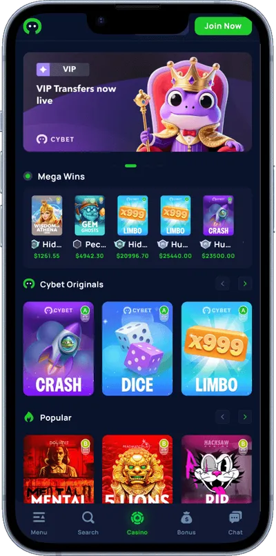 cybet phone casino main