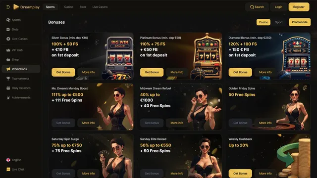 dreamplay casino promotions