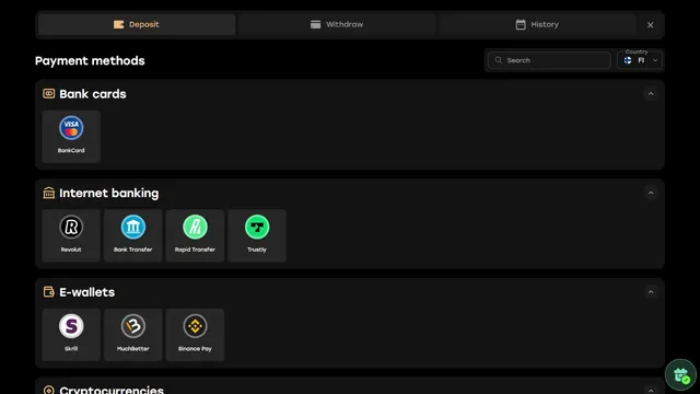 fairspin casino deposit