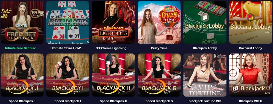 greenspin casino live games