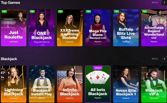 just io casino live games