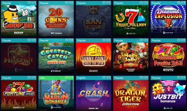 justbit casino games