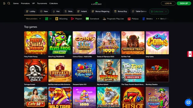 katsubet casino games