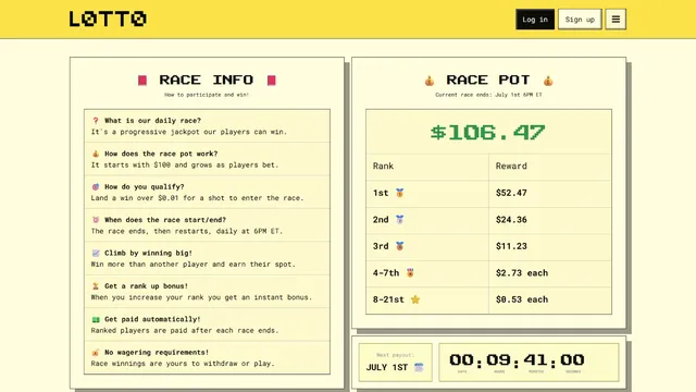 l0tt0 casino tournaments