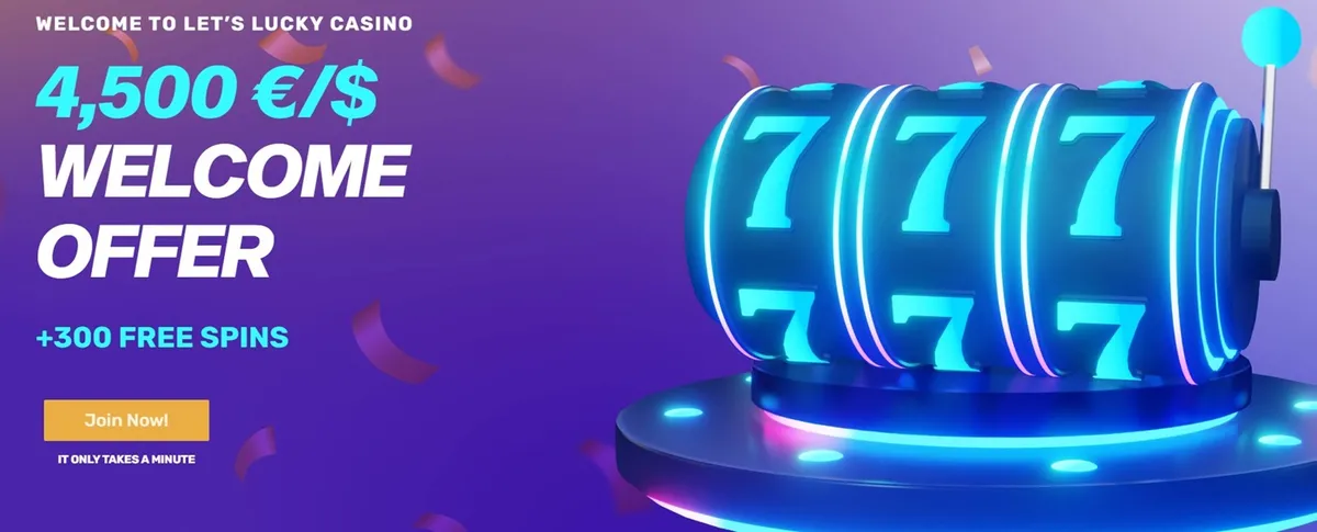 lets lucky casino welcome bonus