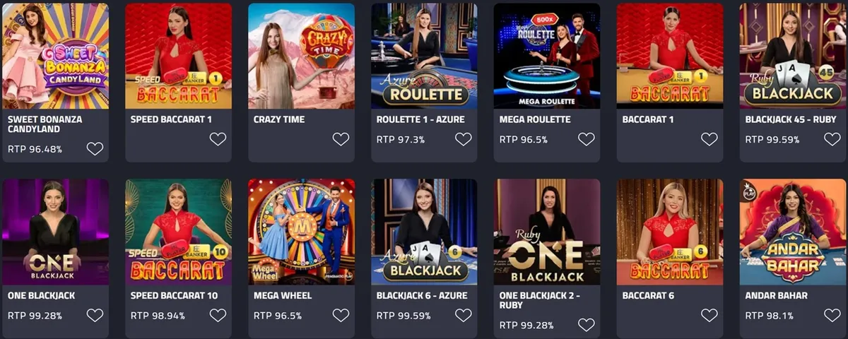 mbit casino live games