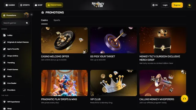 monkeytilt casino promotions