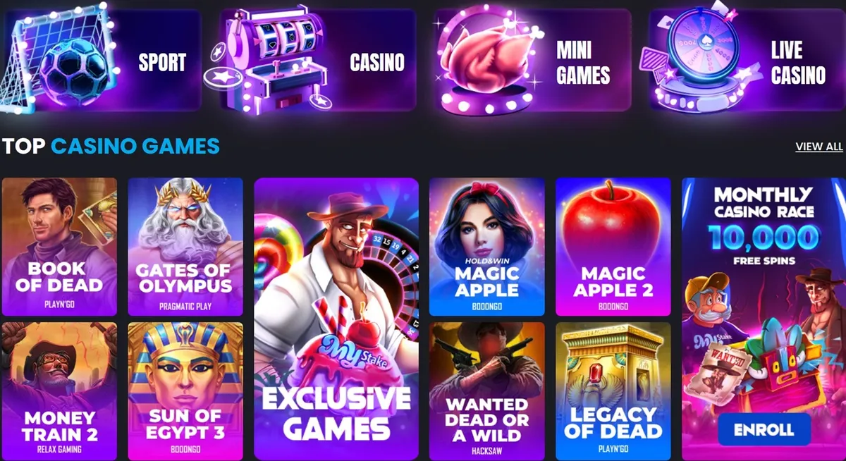 mystake casino games