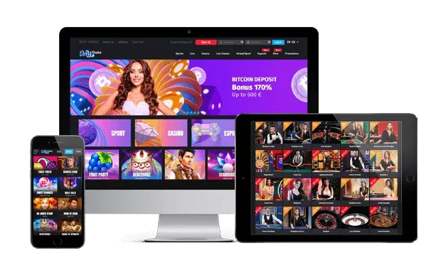 mystake casino website screens
