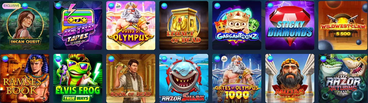 platin casino games