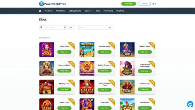 playhugelottos casino games