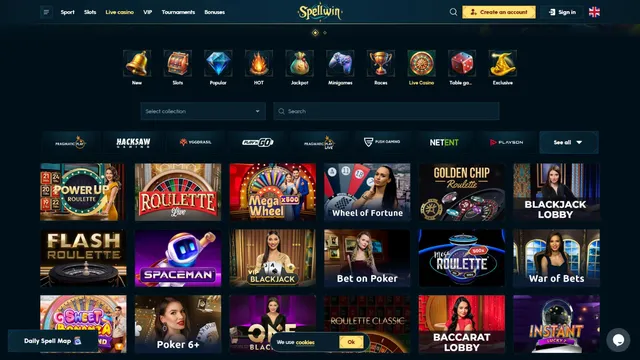 spellwin casino live games