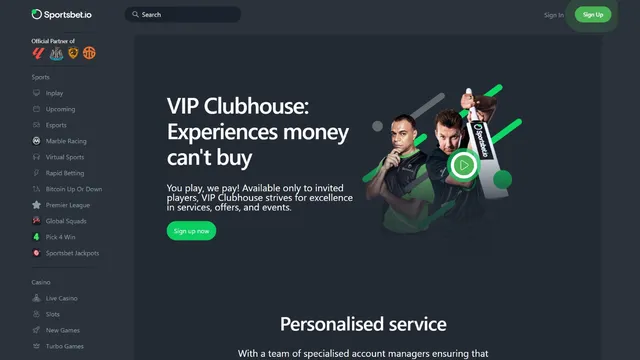 sportsbet casino vip club