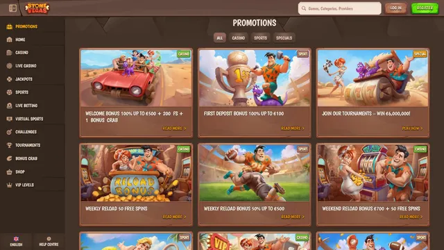 stonevegas casino promotions
