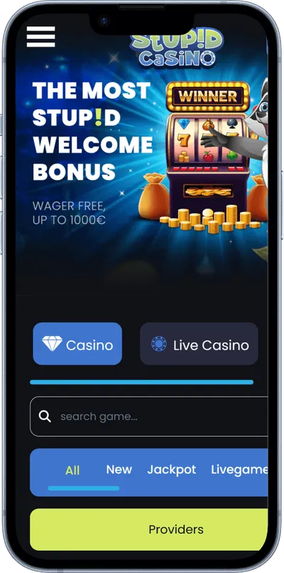 stupid casino phone main