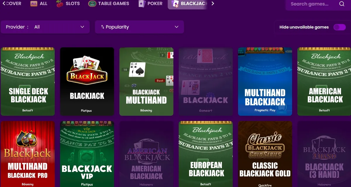 trustdice casino blacjack