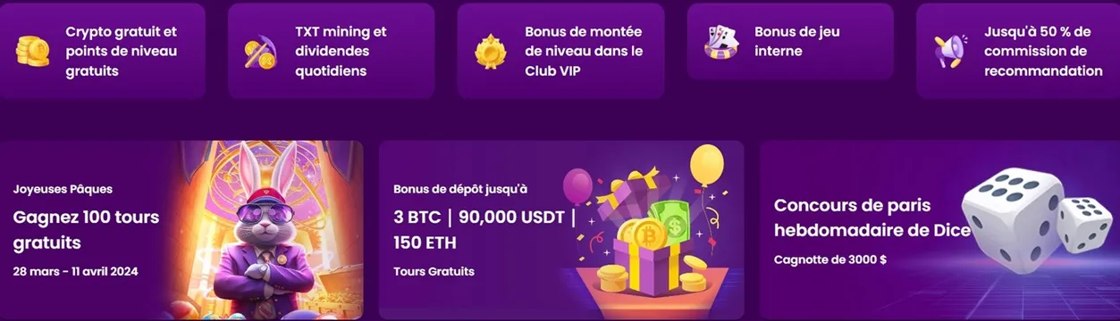 trustdice casino bonuses fr