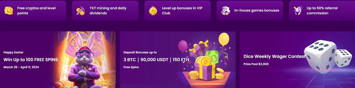 trustdice casino bonuses