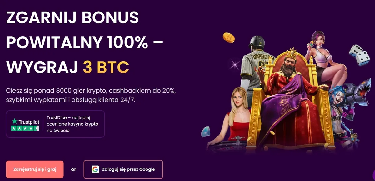 trustdice casino welcome bonus pl