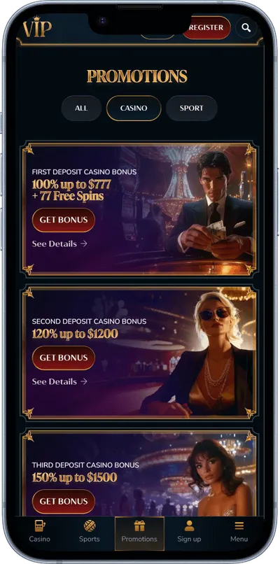 vipcasino.io mobile casino promotions