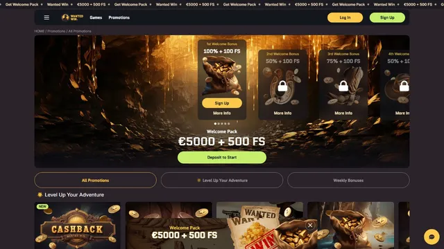 wantedwin casino promotions