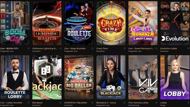 windetta casino live games