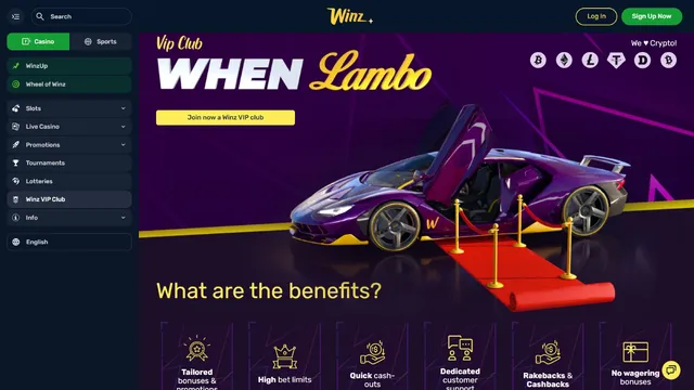 winz casino vip club