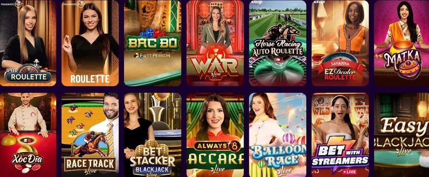 zinkra casino live games
