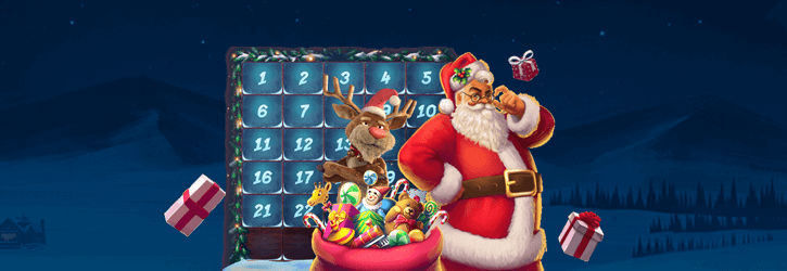 winz casino christmas calendar promo